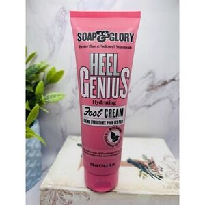 Soap & Glory Heel Genius Hydrating Cooling Foot Cream 125ml/4.2oz. Full Size New